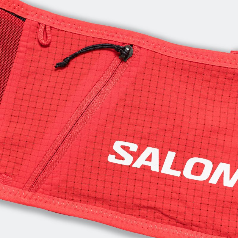 salomon running s lab belt fiery red black 5