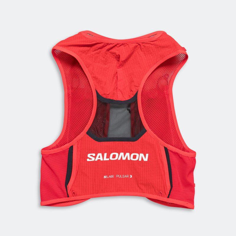 salomon running s lab pulsar 3 set vest fiery red black 2