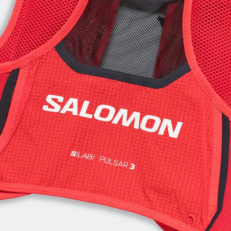 salomon running s lab pulsar 3 set vest fiery red black 6