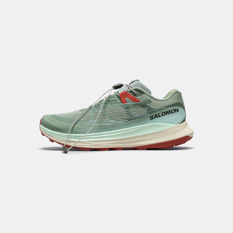 salomon running womens ultra glide 2 lily pad bleached aqua hot sauce 1