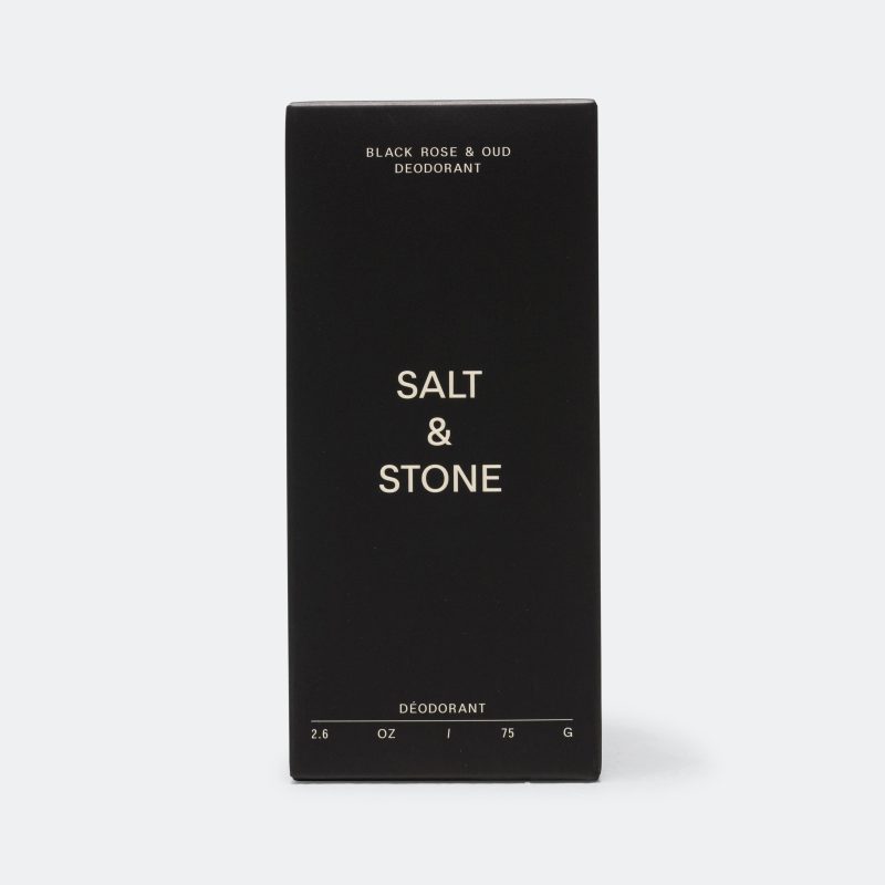 salt and stone deodorant black rose and oud 1