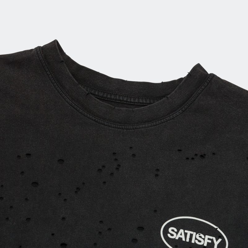 satisfy running mens mothtech t shirt aged black 2