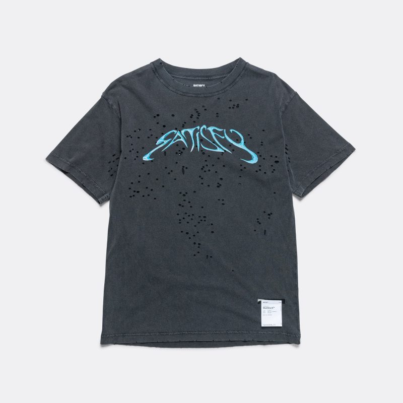 satisfy running moth tech t shirt aged black 1