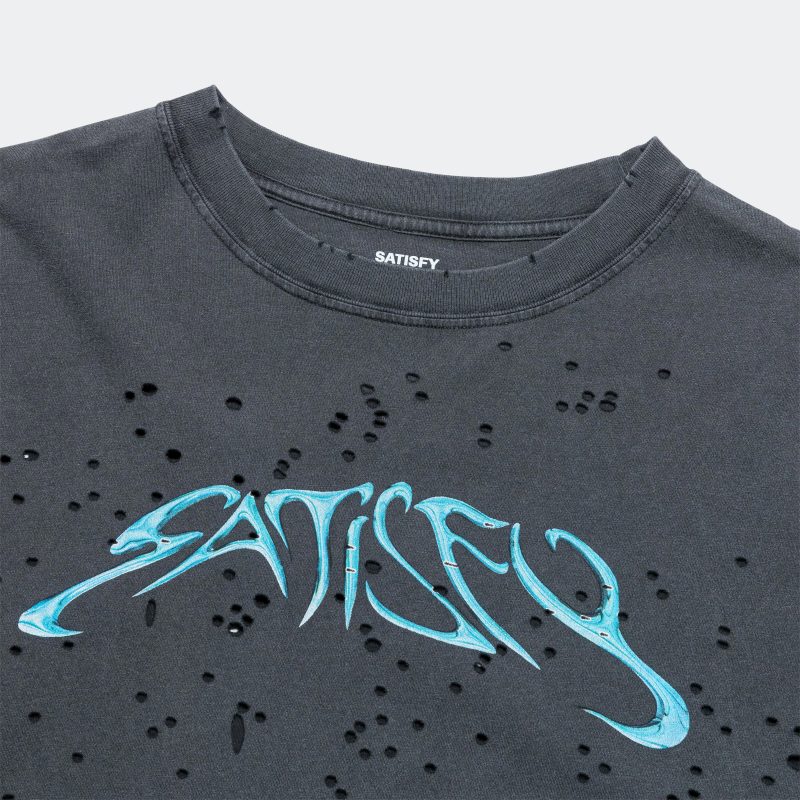 satisfy running moth tech t shirt aged black 2