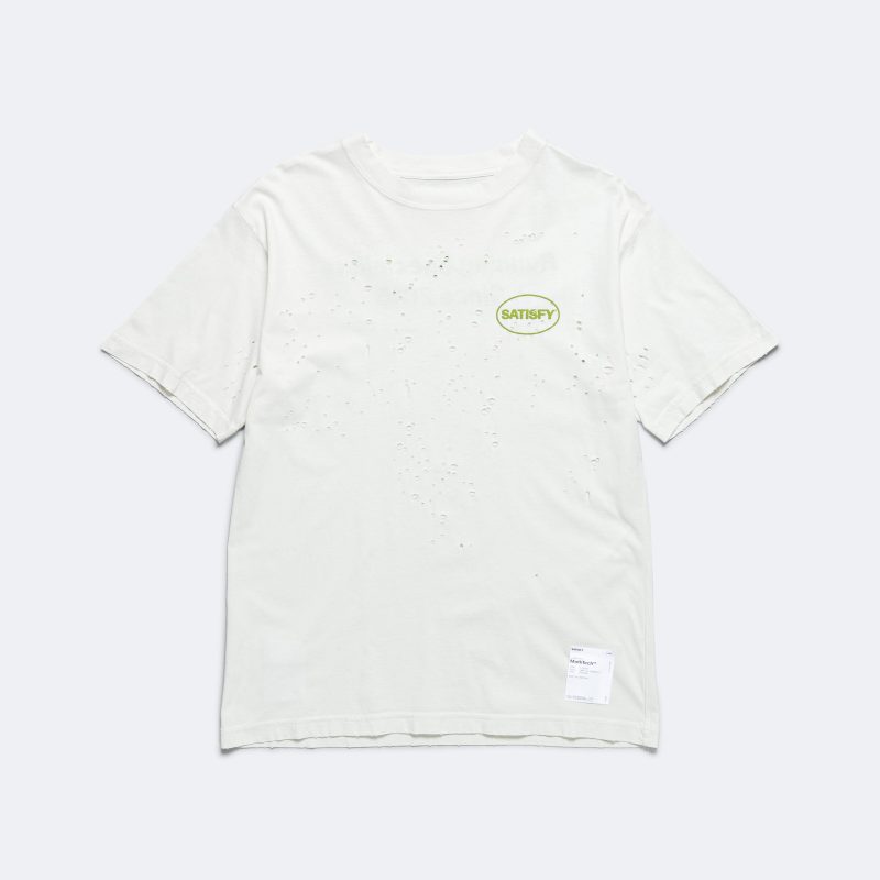 satisfy running moth tech t shirt off white 1