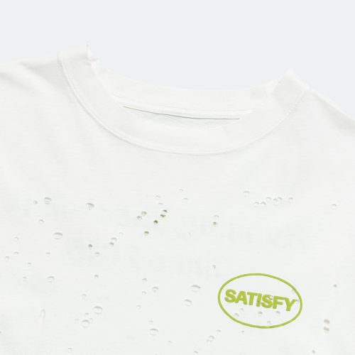 satisfy running moth tech t shirt off white 3