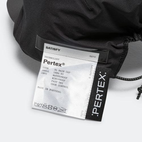 satisfy running pertex 3l rain cap black 5