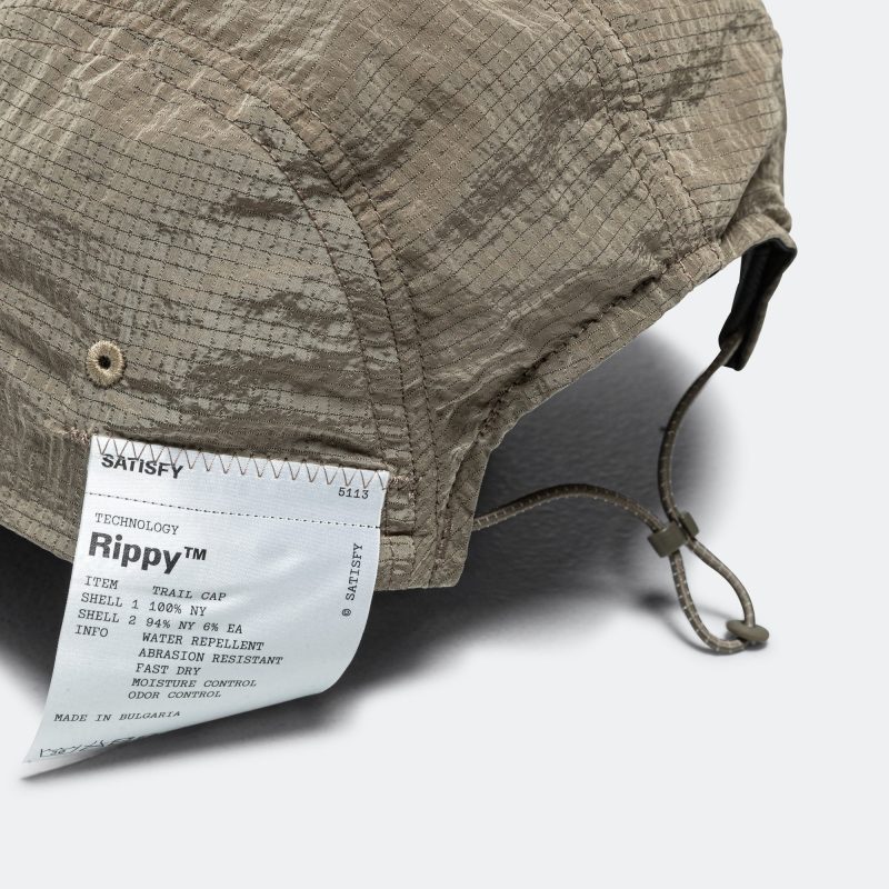 satisfy running rippy trail cap beige 4