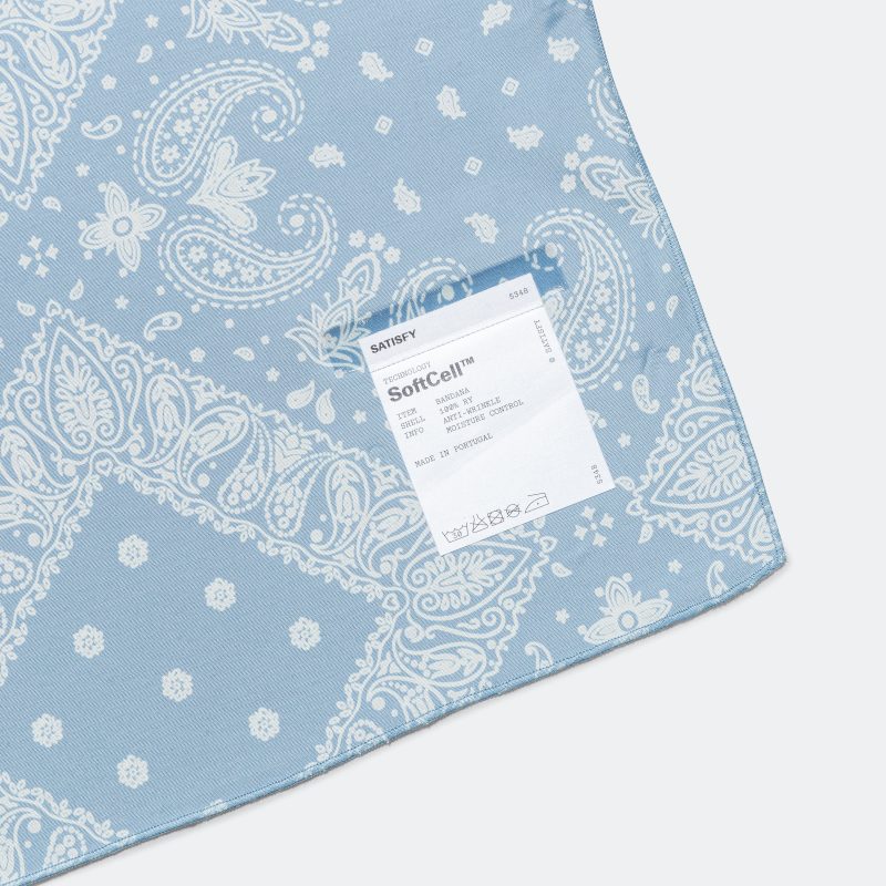 satisfy running soft cell bandana pale blue 2