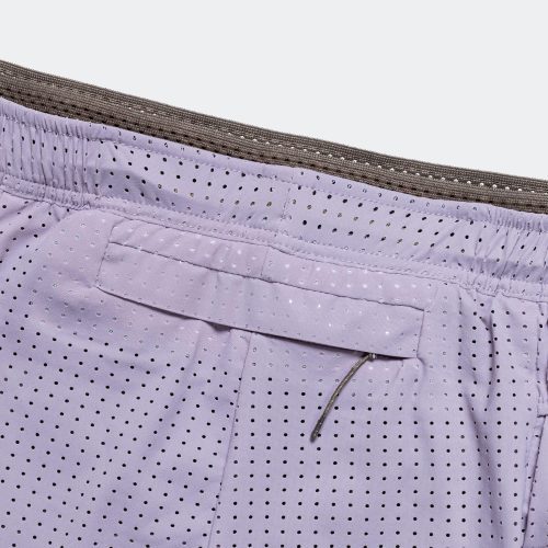 satisfy running space o 2.5 inch distance shorts lavendar grey 7