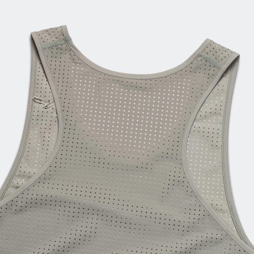 satisfy running space o singlet dry sage 6