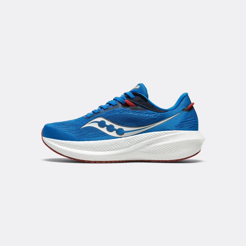 saucony running mens triumph 21 cobalt silver 1