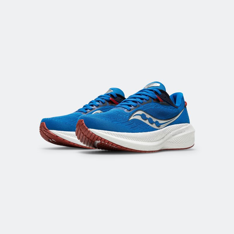 saucony running mens triumph 21 cobalt silver 2