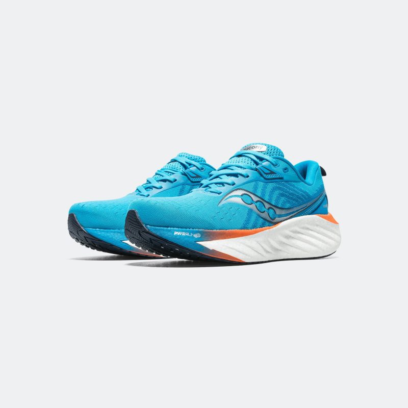 saucony running mens triumph 22 viziblue pepper 2