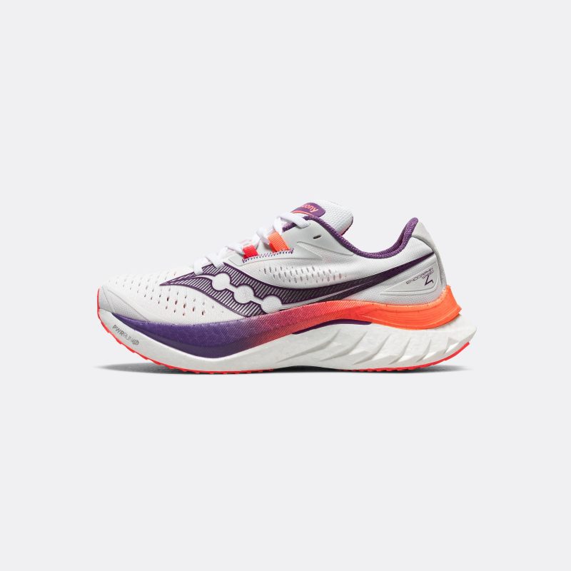 saucony running womens endorphin speed 4 white violet 1