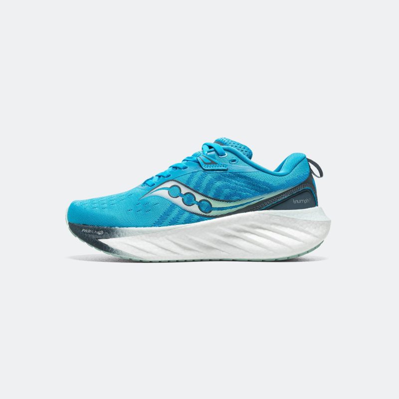 saucony running womens triumph 22 viziblue black 1