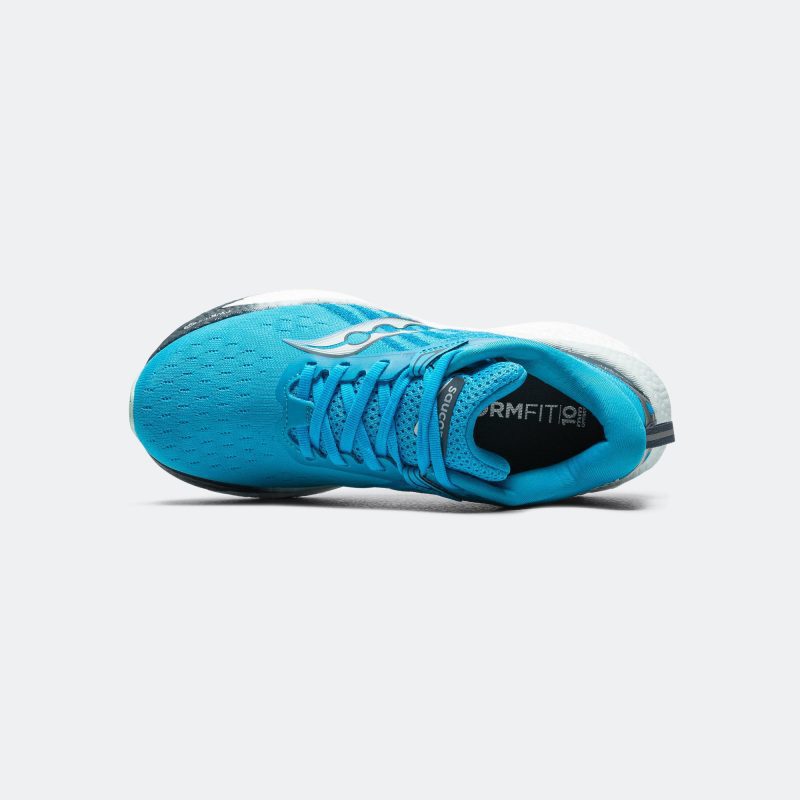 saucony running womens triumph 22 viziblue black 4