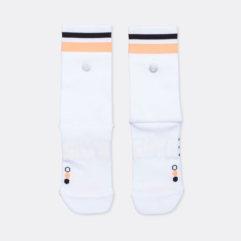 shyu racing socks white orange black 2 482e62c3 24ac 4393 bd35 0fb00c90774c