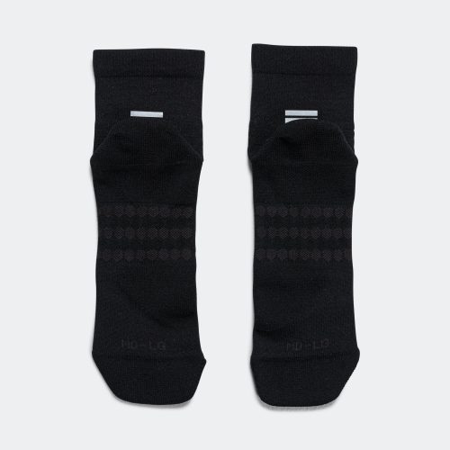 shyu running socks quarter crew black black black 3