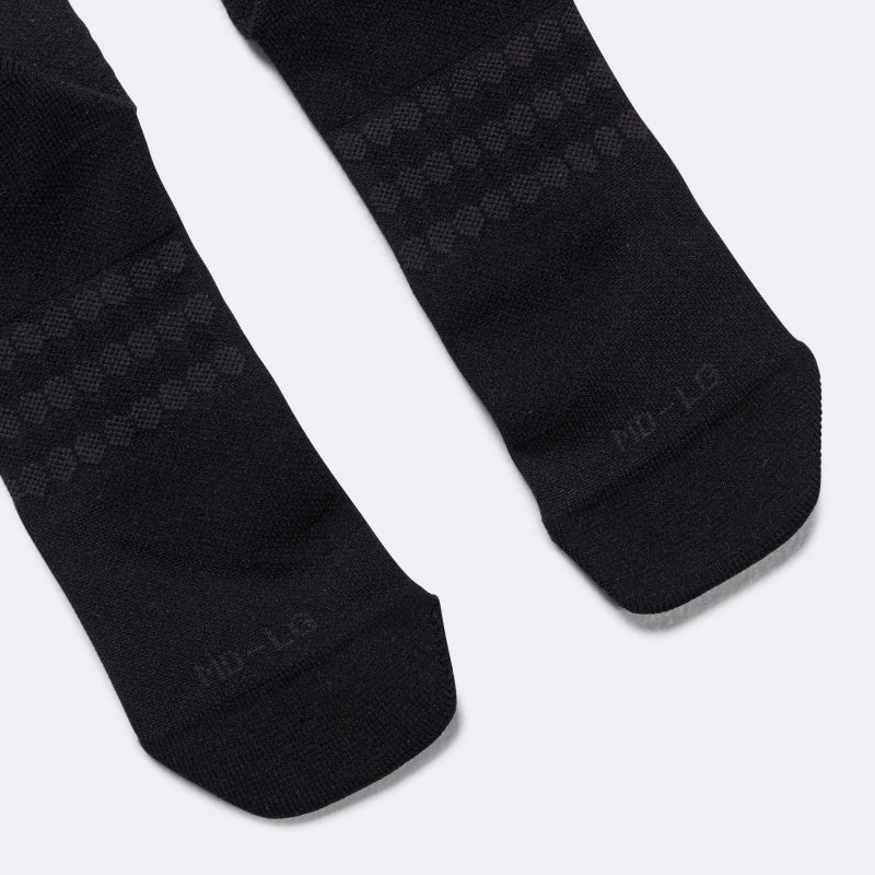 shyu running socks quarter crew black black black 5