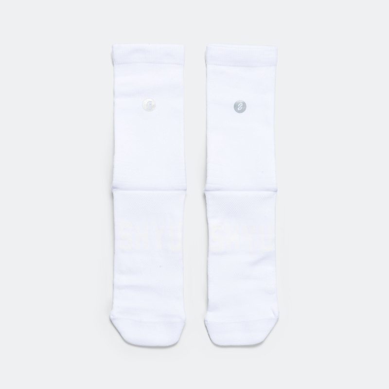 shyu running socks white white 2