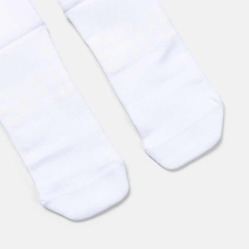 shyu running socks white white 3