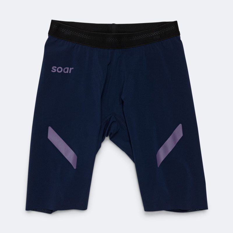 soar running mens half tight navy 1