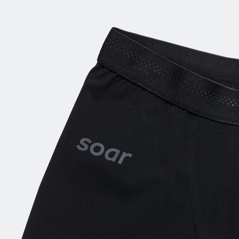 soar running mens half tights black black 3