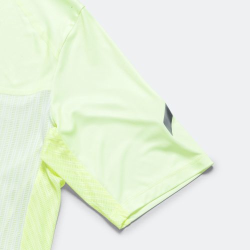 soar running mens hot weather tee fluro yellow 3