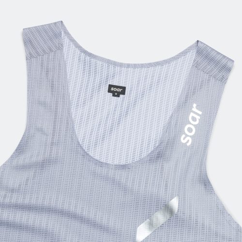 soar running mens race vest grey grey 3