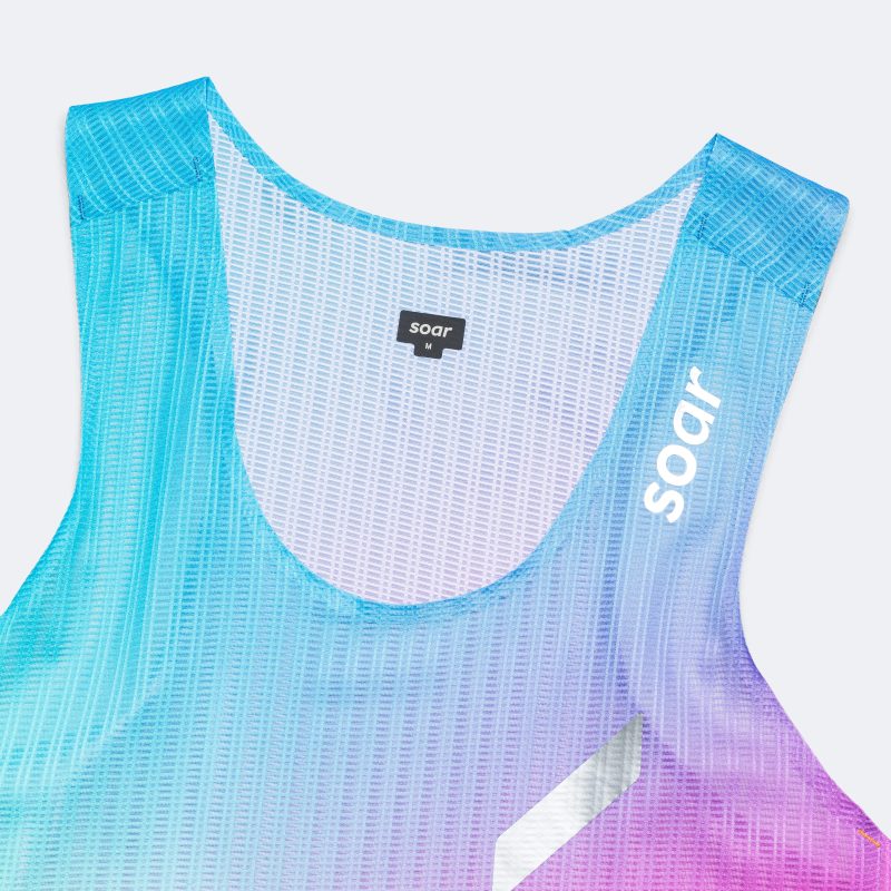 soar running mens race vest multi multi 3