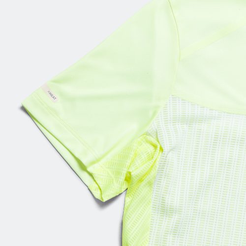 soar running womens hot weather t shirt fluro yellow 4