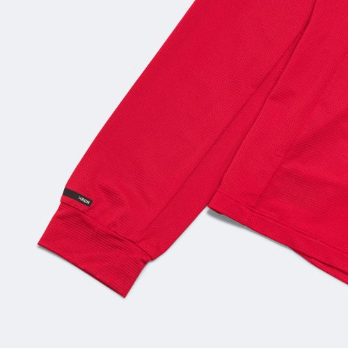 soar running womens ls tech tee red 6