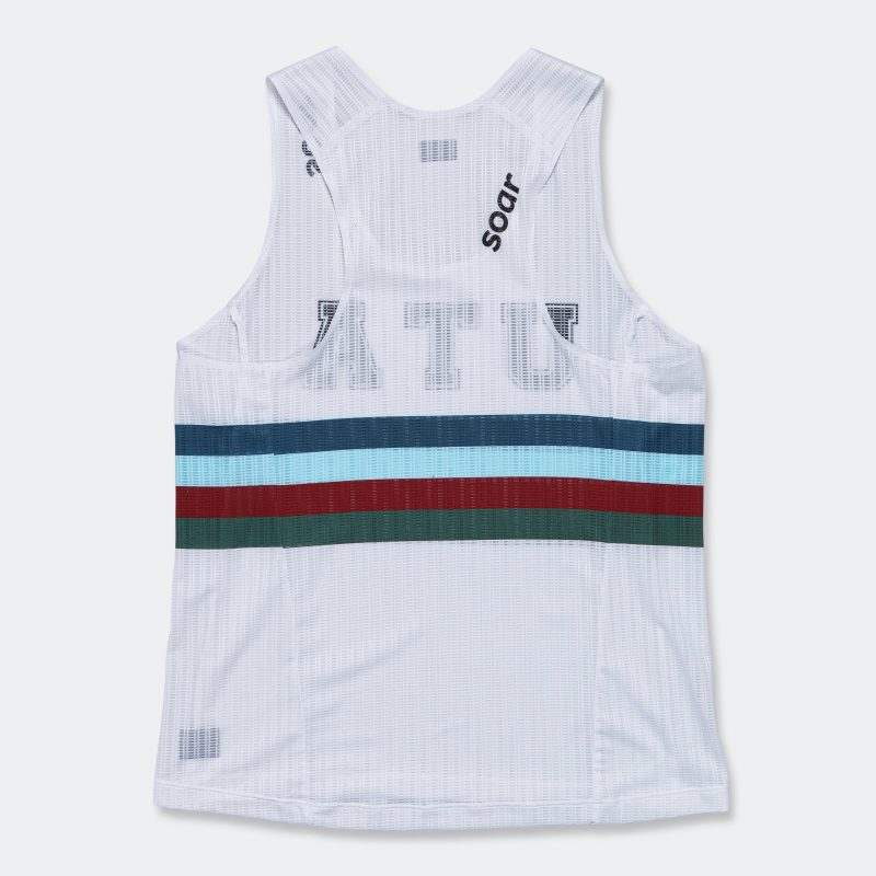 soar up there athletics womens uta race singlet 2