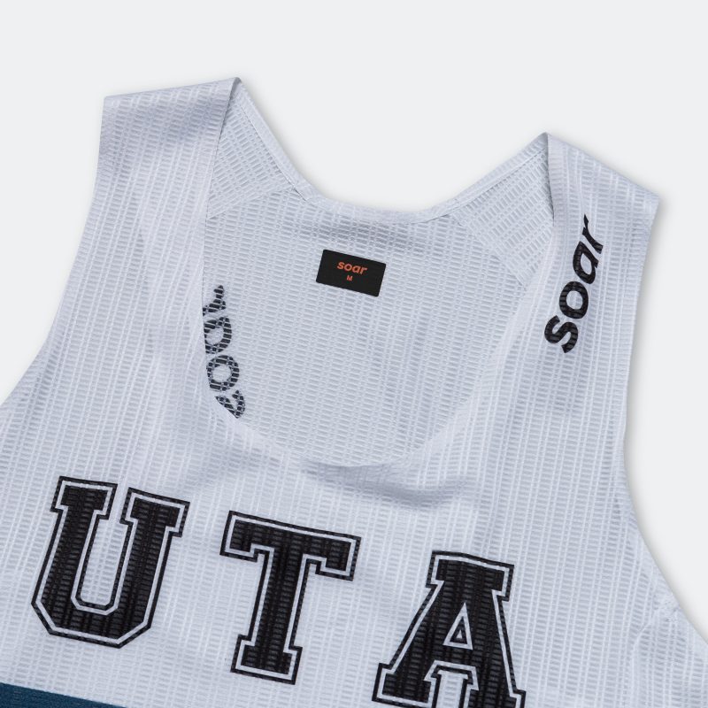 soar up there athletics womens uta race singlet 3