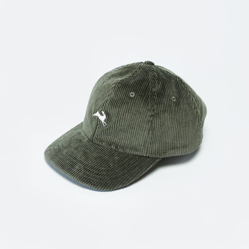 tracksmith corduroy hat dark olive 1