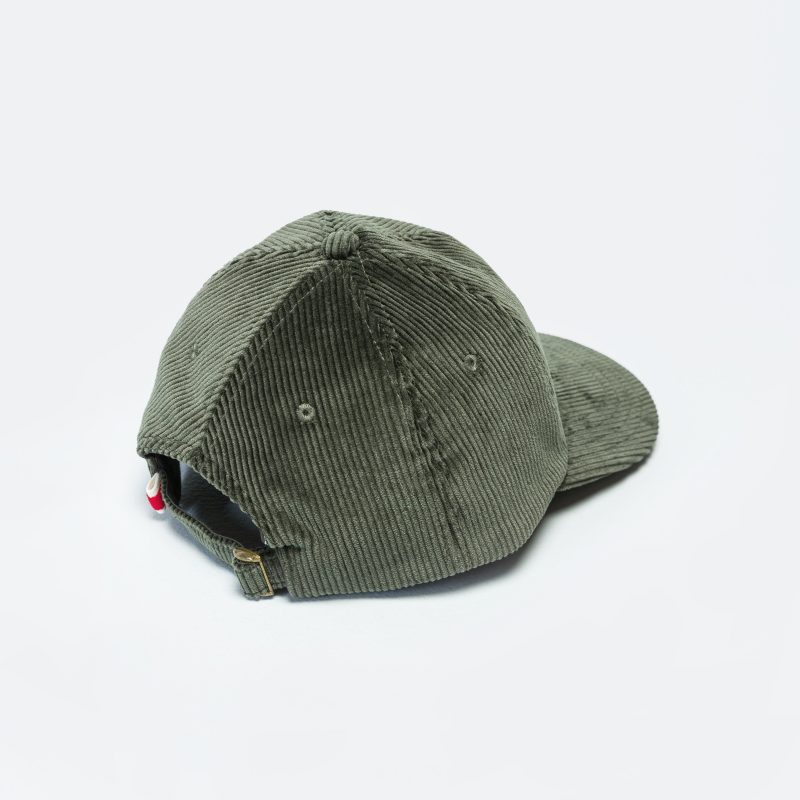 tracksmith corduroy hat dark olive 2