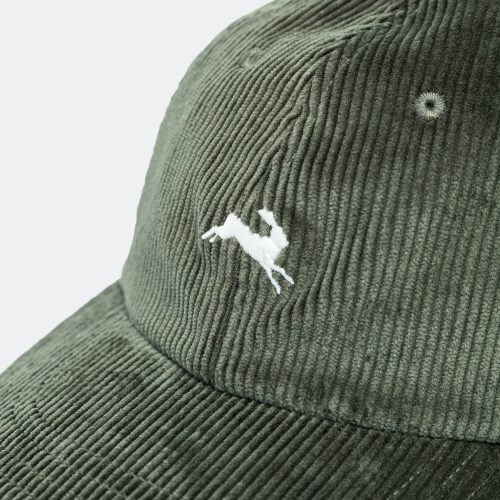 tracksmith corduroy hat dark olive 3