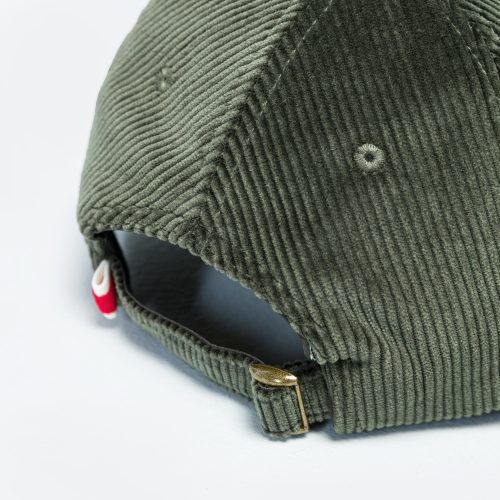 tracksmith corduroy hat dark olive 4