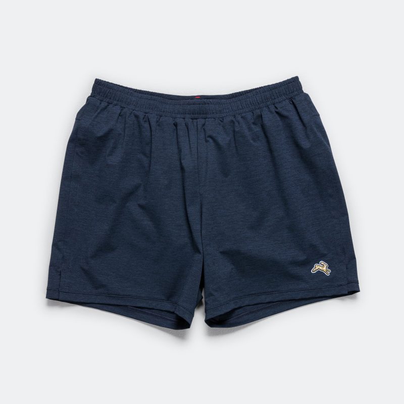 tracksmith running mens session shorts navy 1