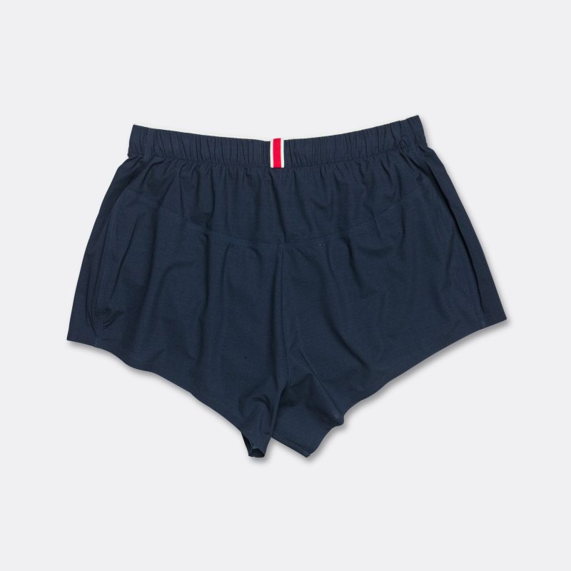 tracksmith running mens strata shorts navy 2