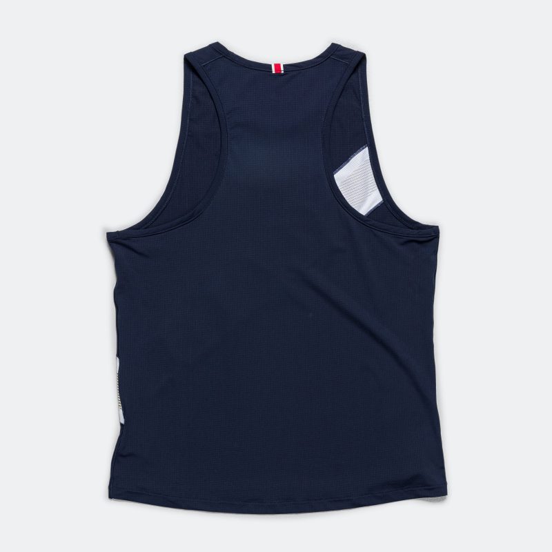 tracksmith running mens strata singlet navy ivory gold 2