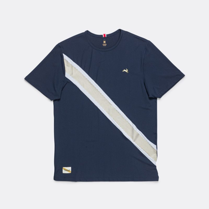 tracksmith running mens strata ss tee navy 1