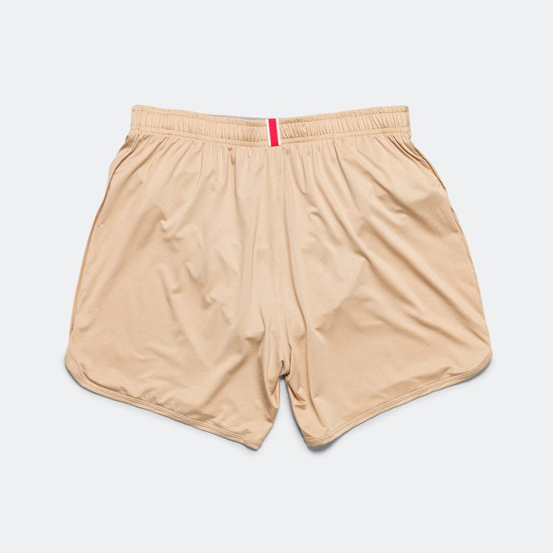 tracksmith running mens twilight shorts chestnut 2