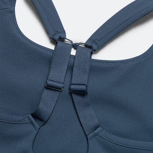 tracksmith running womens allston adjustable sports bra midnight 5