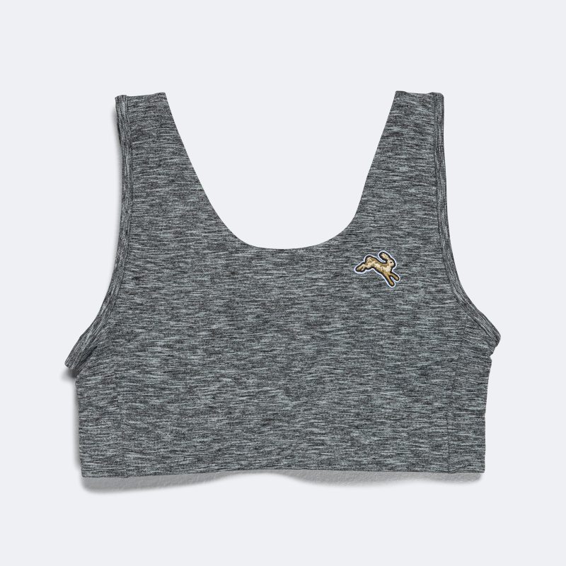 tracksmith running womens session bra grey 1