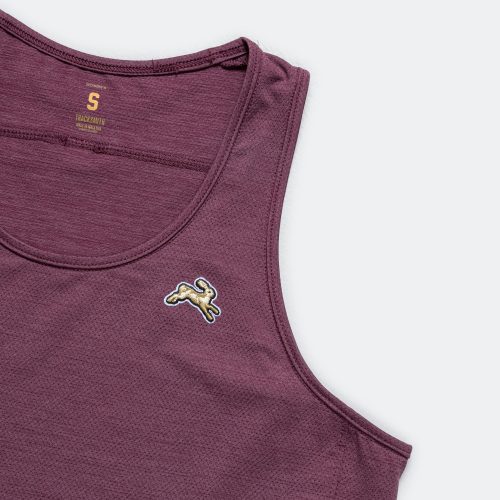 tracksmith running womens session singlet aubergine 4