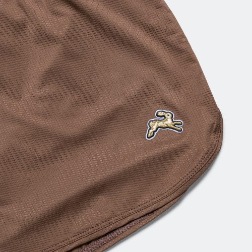 tracksmith running womens twilight shorts brown 4