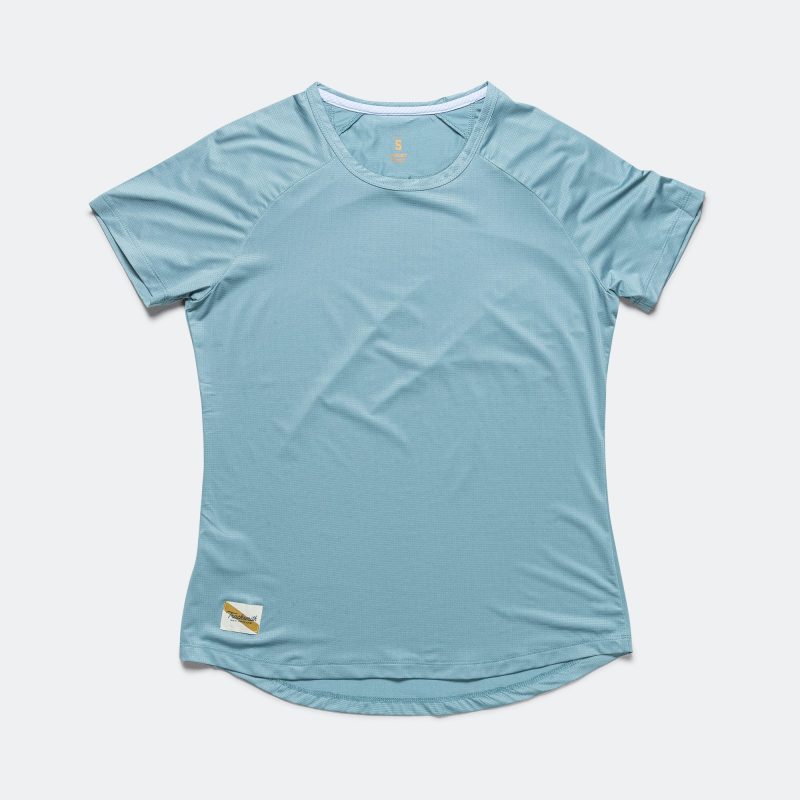 tracksmith running womens twilight tee stonewash 1