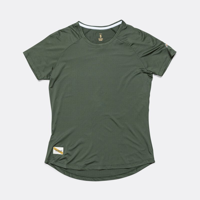 tracksmith womens twilight tee forest 1